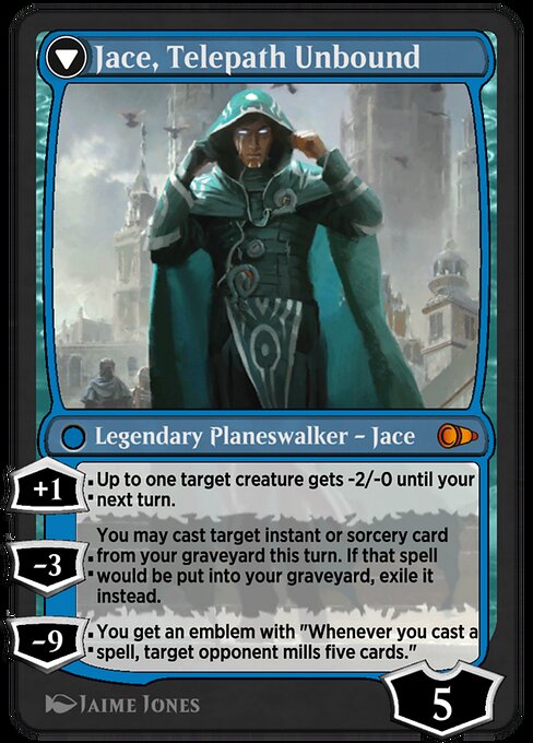 Jace, Vryn's Prodigy // Jace, Telepath Unbound (reverso)