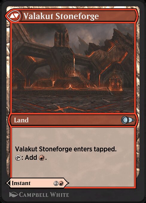 Valakut Awakening // Valakut Stoneforge (reverso)