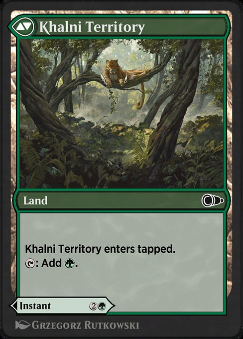 Khalni Ambush // Khalni Territory (reverso)