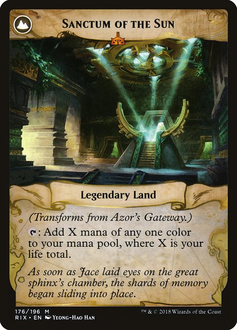 Azor's Gateway // Sanctum of the Sun (reverso)