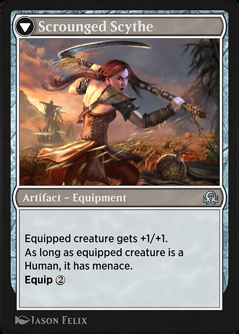 Harvest Hand // Scrounged Scythe (reverso)