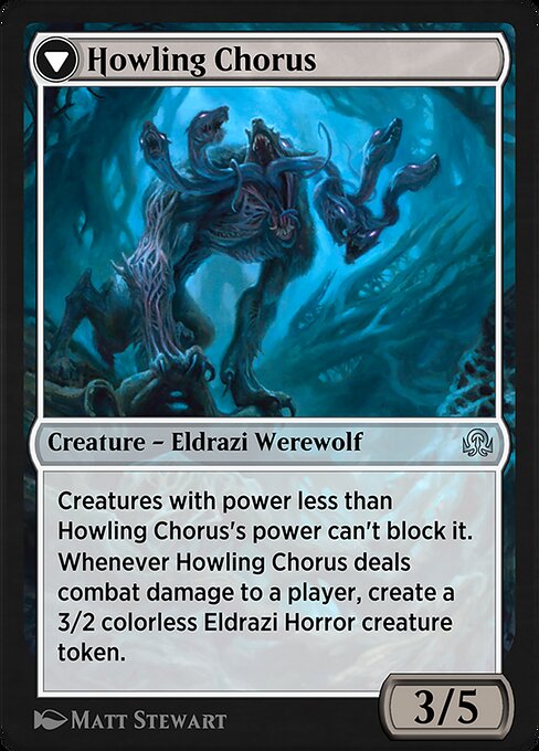 Shrill Howler // Howling Chorus (reverso)