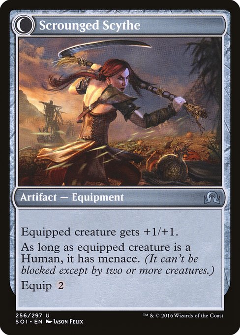 Harvest Hand // Scrounged Scythe (reverso)