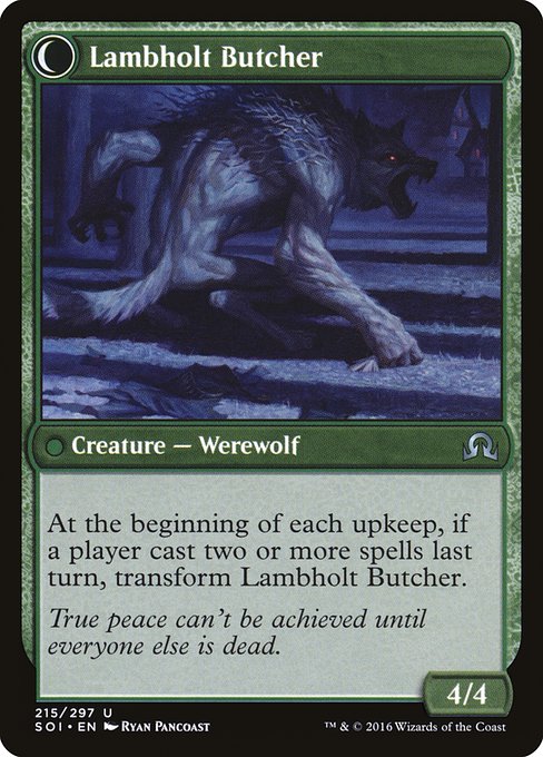 Lambholt Pacifist // Lambholt Butcher (reverso)