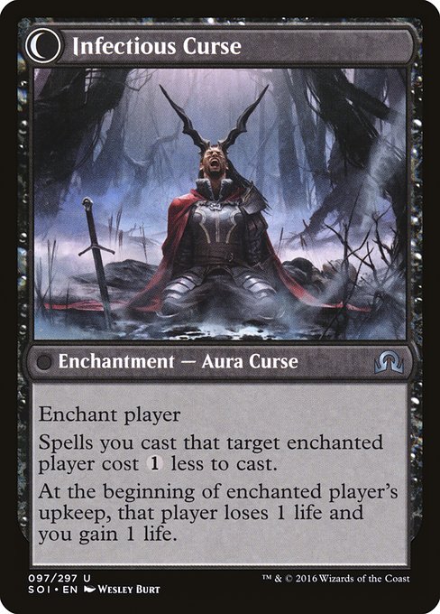 Accursed Witch // Infectious Curse (reverso)