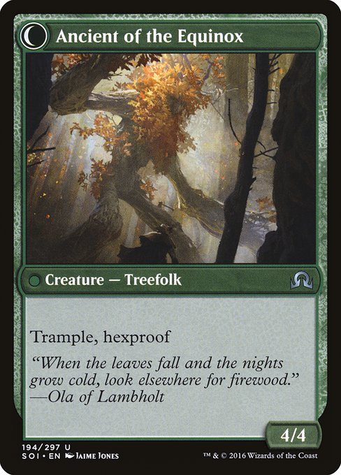 Autumnal Gloom // Ancient of the Equinox (reverso)