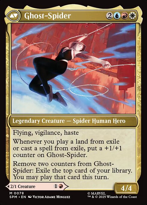 Gwen Stacy // Ghost-Spider (reverso)