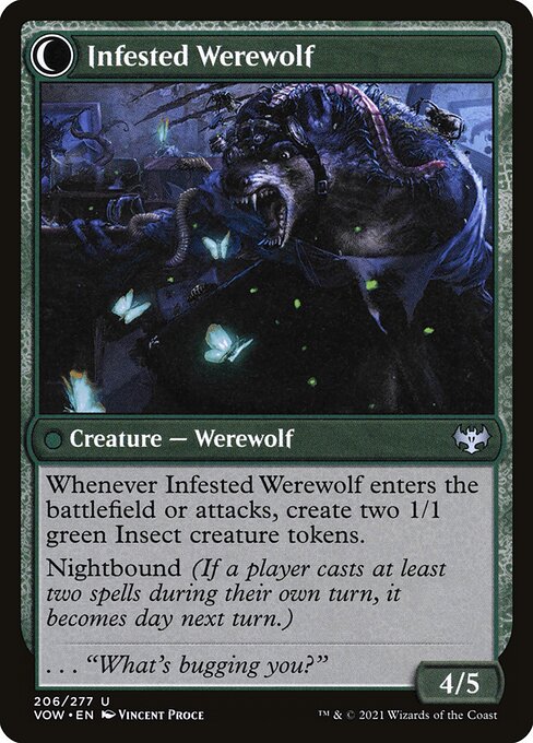 Infestation Expert // Infested Werewolf (reverso)