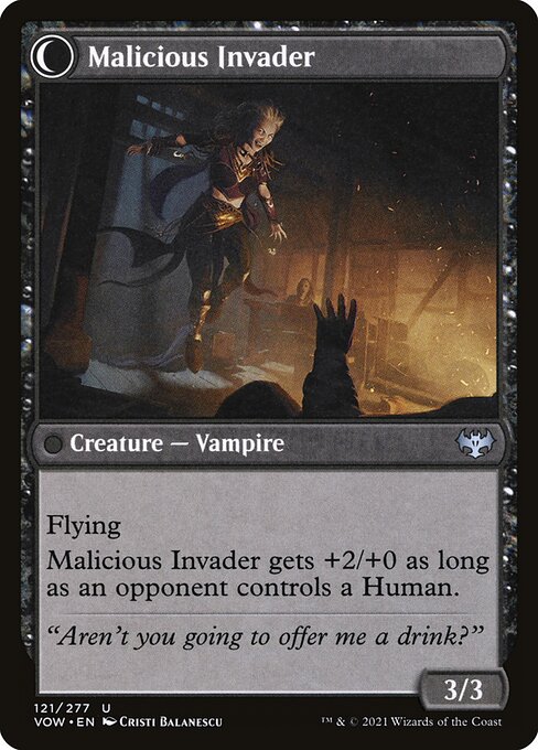 Innocent Traveler // Malicious Invader (reverso)