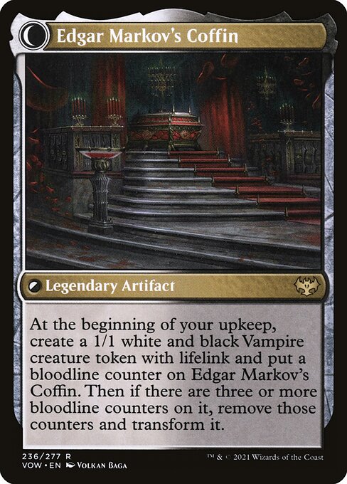 Edgar, Charmed Groom // Edgar Markov's Coffin (reverso)