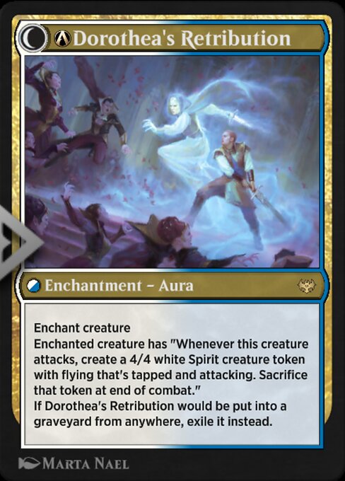 A-Dorothea, Vengeful Victim // A-Dorothea's Retribution (reverso)