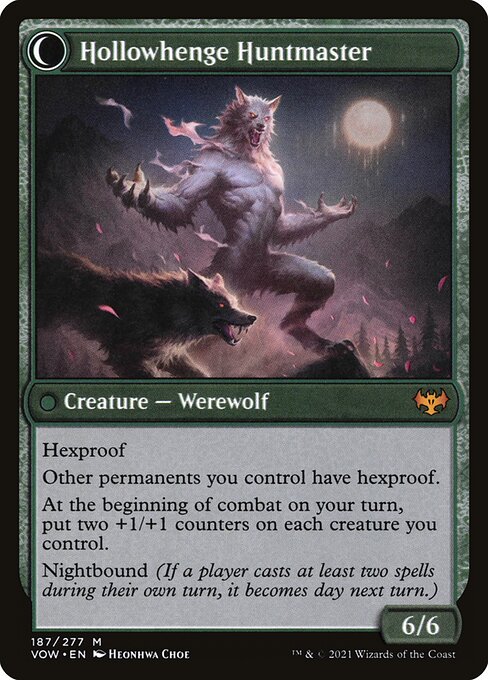 Avabruck Caretaker // Hollowhenge Huntmaster (reverso)