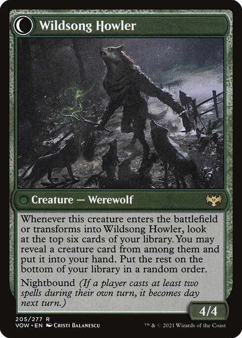 Howlpack Piper // Wildsong Howler (reverso)