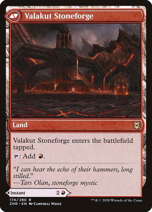 Valakut Awakening // Valakut Stoneforge (reverso)