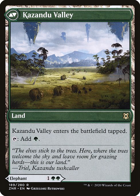 Kazandu Mammoth // Kazandu Valley (reverso)