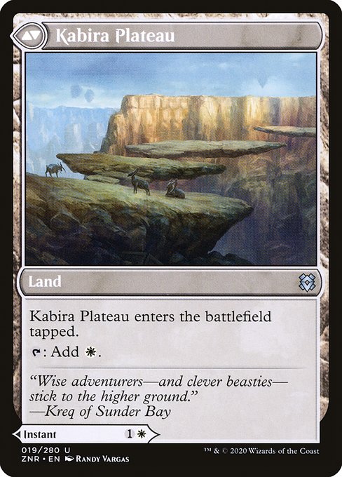 Kabira Takedown // Kabira Plateau (reverso)