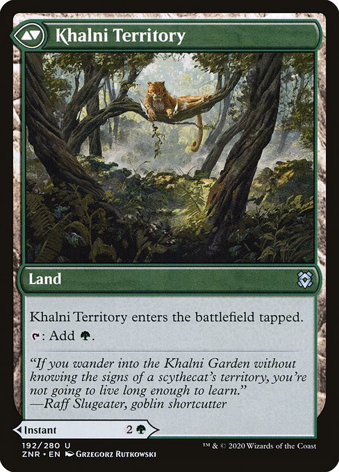 Khalni Ambush // Khalni Territory (reverso)