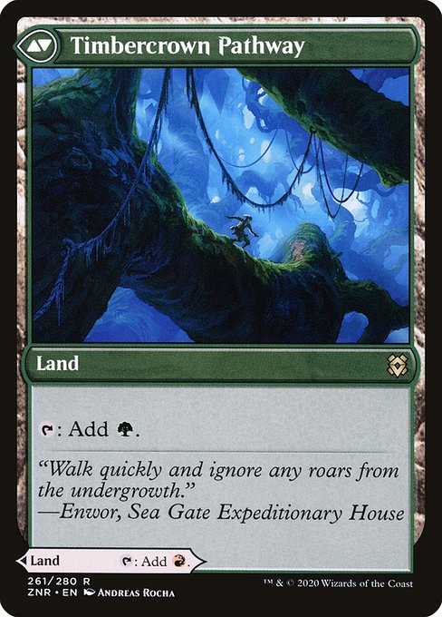 Cragcrown Pathway // Timbercrown Pathway (reverso)